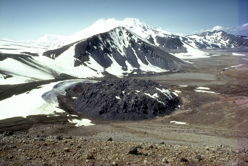 The Novarupta volcanic dome in Alaska