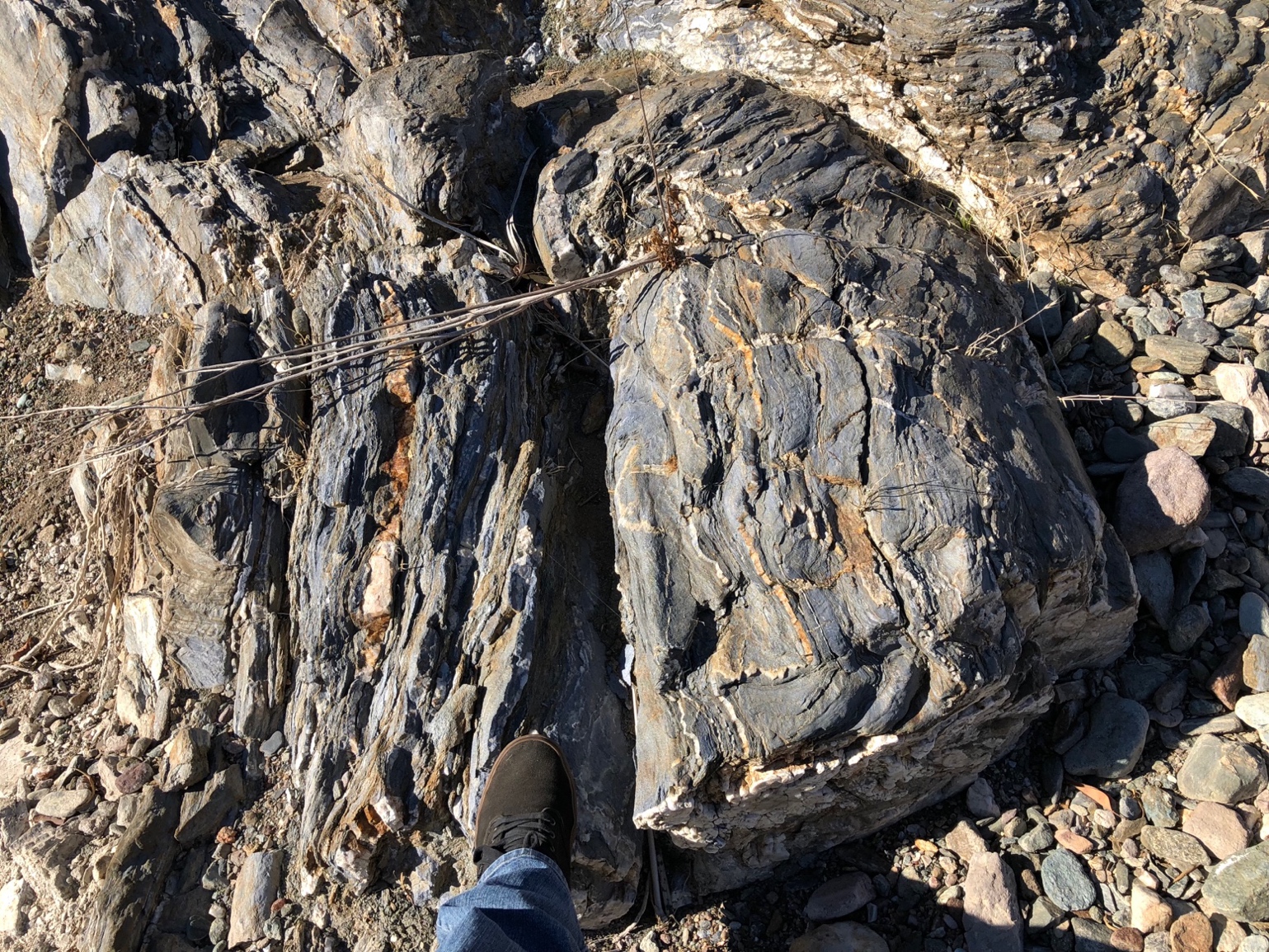 Blueschist exposures in Cottonwood Creek
