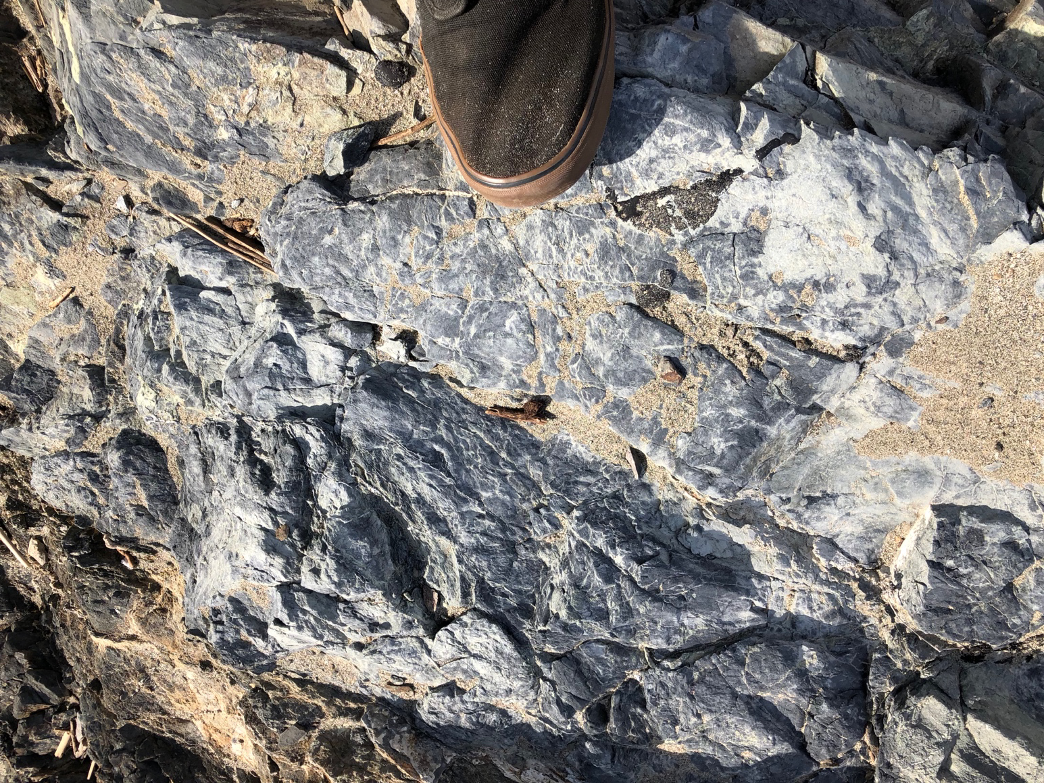 Blueschist exposures in Cottonwood Creek